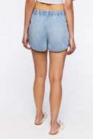 Women's Dolphin-Hem Denim Shorts in Light Denim, 29