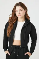 Women's Basic Fleece Zip-Up Hoodie