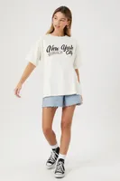 Women's New York City Graphic T-Shirt Cream