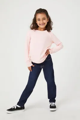 Girls Skinny Pull-On Jeans (Kids) Denim,