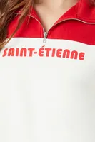 Women's Saint-Etienne Colorblock Pullover Vanilla/Red