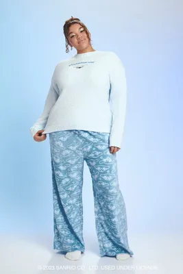 Women's Cinnamoroll Pajama Pants in Blue, 3X