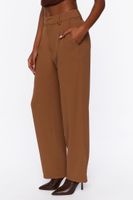 Women's Mid-Rise Straight-Leg Trousers