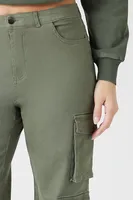 Women's Mid-Rise Straight-Leg Cargo Pants