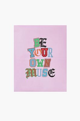 Be Your Own Muse Wall Poster in Pink