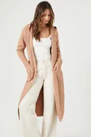 Women's Hooded Duster Cardigan Sweater