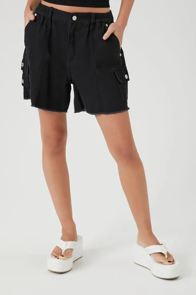 Women's High-Rise Cargo Shorts