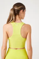 Women's Active Cropped Racerback Tank Top