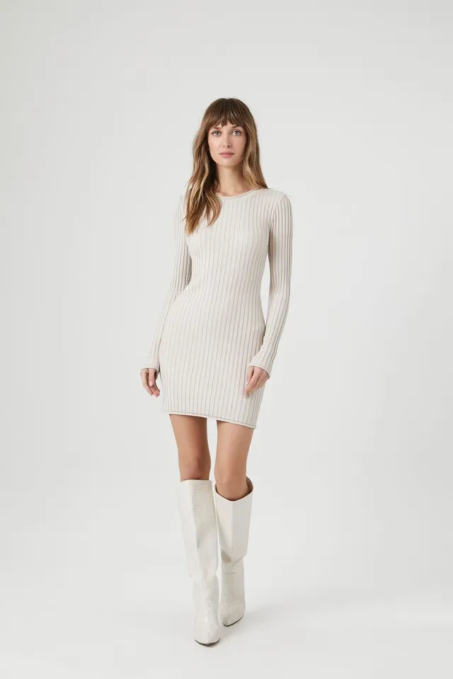 Forever 21 Women's Ribbed Mini Sweater Dress | MainPlace Mall