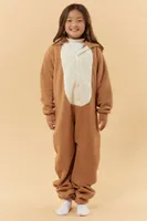 Girls Disney Bambi Pajama Jumpsuit (Kids) in Tan, 11/12