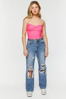 Women's Twisted Cropped Tube Top Large