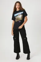 Women's Prince Graphic T-Shirt in Black, S/M