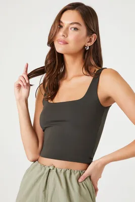 Women's Contour Sculpt Cropped Tank Top