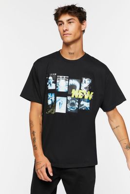 Men New Universe Graphic Tee in Black, XXL