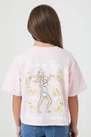 Girls Lola Bunny & Tweety Bird T-Shirt (Kids) Pink,