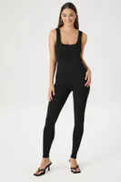 Women's Sweater-Knit Sleeveless Jumpsuit