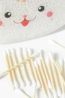 Cat Cotton Buds - 300 pack in White