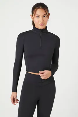 Women's Active Half-Zip Cropped Jacket