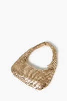 Women's Chainmail Shoulder Bag in Gold