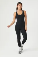 Women's Active Cutout Tank Jumpsuit in Black Small