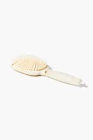 Mixed Bristle Hair Brush in Cream