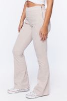 Women's Corduroy Mid-Rise Flare Pants Medium