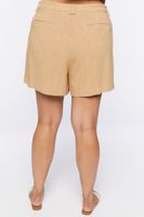 Women's High-Rise Shorts in Maple, 1X