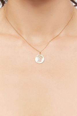 Women's Sun & Moon Pendant Necklace in Gold