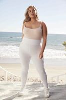 Women's Basic Organically Grown Cotton Leggings in White