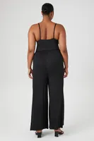 Wide-Leg Cami Jumpsuit