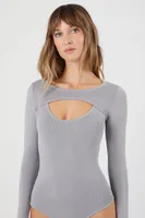 Women's Cutout Combo Bodysuit Harbor Grey