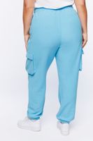 Women's Cargo Joggers in Blue, 0X