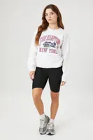 Women's The Hamptons Graphic Fleece Pullover White