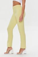 Women's Straight-Leg High-Rise Pants in Lime Large