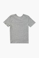 Kids Organically Grown Cotton T-Shirt (Girls + Boys) Heather Grey,