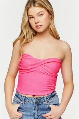 Women's Twisted Cropped Tube Top