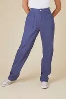 Women's Straight-Leg Uniform Pants in Navy Small