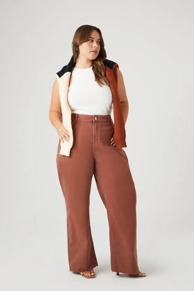 Women's 90s-Fit Straight Jeans in Brown, 14