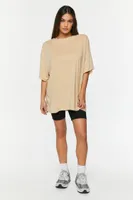 Women's Relaxed Short-Sleeve Crew T-Shirt in Mocha, S/M