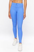 Women's Active Toggle Drawstring Leggings in Royal, XS