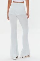 Women's Slinky High-Rise Flare Pants in Mint Large