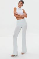 Women's Slinky High-Rise Flare Pants in Mint Large