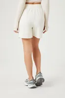 Women's Active French Terry Sweatshorts in Cream Small