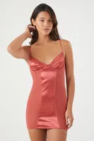 Women's Mesh Lingerie Slip Dress Faded Rose