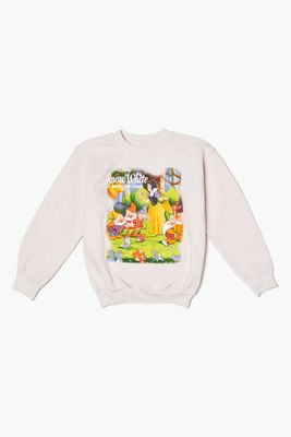 Girls Snow White Graphic Pullover (Kids) in Vanilla, 11/12