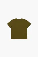 Girls Have a Nice Day Graphic T-Shirt (Kids) in Olive, 9/10