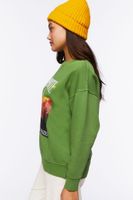 Women's Yosemite Graphic Pullover in Green Small