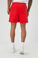 Men Corduroy Drawstring Shorts