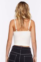 Women's Spoiled Faux Fur-Trim Cami in White Large