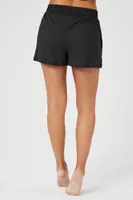 Women's Jersey Knit Pajama Shorts in Black